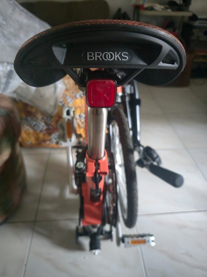 Brooks c17 (Category: Bicycles) located in Manila. Submitted by eihcra20 (Listing ID 1463854661, Image 2). Description: for sale take all brooks c17 enfitnix cube light 3 titanium seat post for brompton installed and never use the bike. qc area .