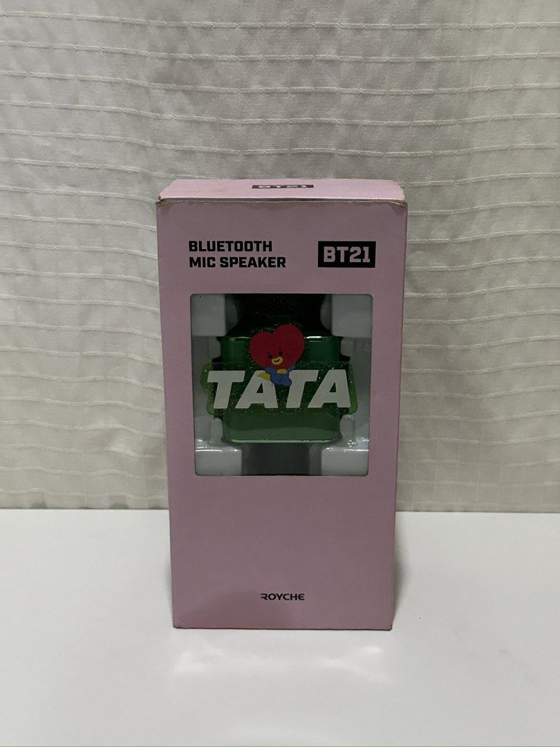 BT21 TATA Bluetooth Mic (Category: Soundbars, Speakers & Amplifiers) located in Cagayan de Oro. Submitted by strwbbi (Listing ID 1463877021, Image 1). Description: tata mic 🎤 selling for 1,500 ! (negotiable) - onhand - payo - working ! (can send more vids via dm) - mic is 10/10 (yung box is 5/10 😅) - missing one charger 📍cagayan de oro, mindanao.