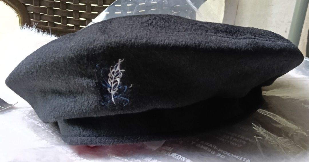 BTS Black Swan Beret 01 (Category: Caps & Hats) located in Antipolo. Submitted by vastgem_4c8da8 (Listing ID 1463796912, Image 1). Description: - Official BTS Black Swan Beret - Made of black fleece material - Features embroidered detail - Comes with original tag - Includes original packaging - A must-have for any ARMY!.