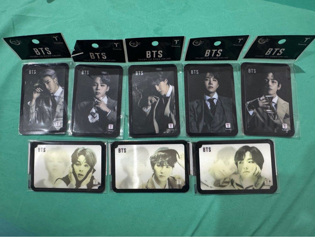 BTS Tmoney Cards (Category: K-Wave Merchandise) located in Manila. Submitted by pattywps (Listing ID 1463835281, Image 1). Description: BTS Tmoney cards - Php200 each - gcash/qr - sdd, j&t .