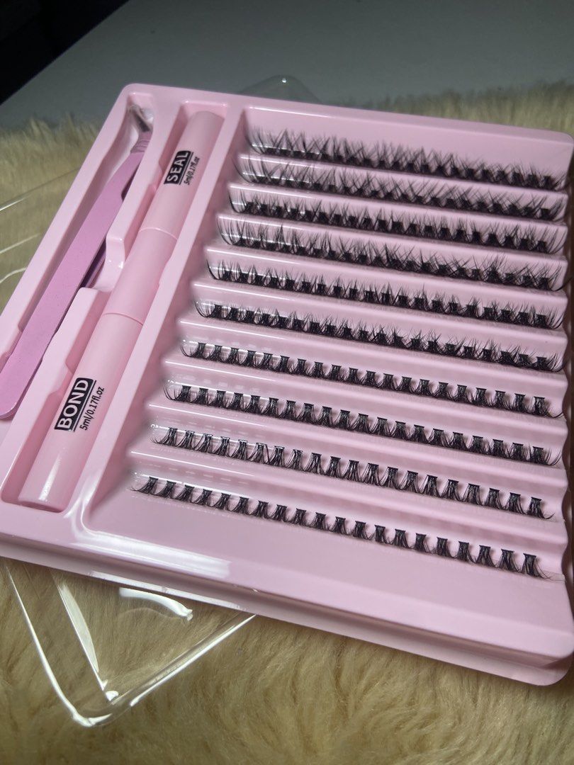 Bundle Lashes/cluster 200pcs per set with bond&seal + tweezer (Category: Makeup) located in Manila. Submitted by louraine_gab (Listing ID 1463905620, Image 3). Description: 17pcs TAKE ALL FOR 500 ONLY fb @toucheparfait unlimited proofs from my buyers 📍 Location: Taguig 💳 MOP: GCash .