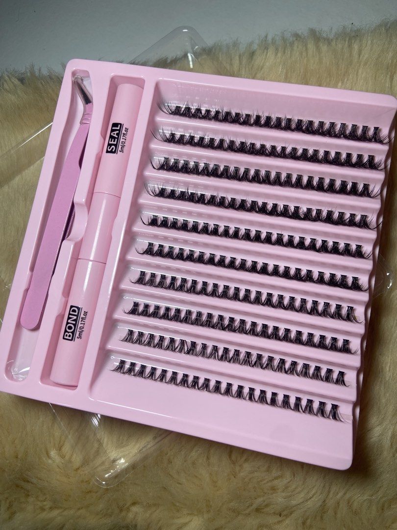 Bundle Lashes/cluster 200pcs per set with bond&seal + tweezer (Category: Makeup) located in Manila. Submitted by louraine_gab (Listing ID 1463905620, Image 2). Description: 17pcs TAKE ALL FOR 500 ONLY fb @toucheparfait unlimited proofs from my buyers 📍 Location: Taguig 💳 MOP: GCash .