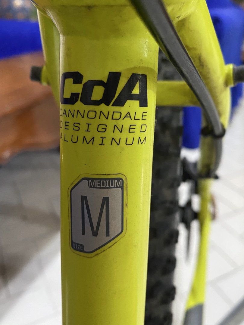 Cannondale Trail 6 Mountain Bike Medium (Category: Bicycles) located in San Pablo. Submitted by bunbun_ai (Listing ID 1463877893, Image 2). Description: - Cannondale Trail 6 Mountain Bike - Color: Yellow - Frame Size: Medium - Rear Derailleur: Shimano Acera - Brakes: Shimano Hydraulic Disc Brakes - Condition: Minor scuffs from normal use - Ready for your next trail adventure! 📍San Pablo City, Laguna.