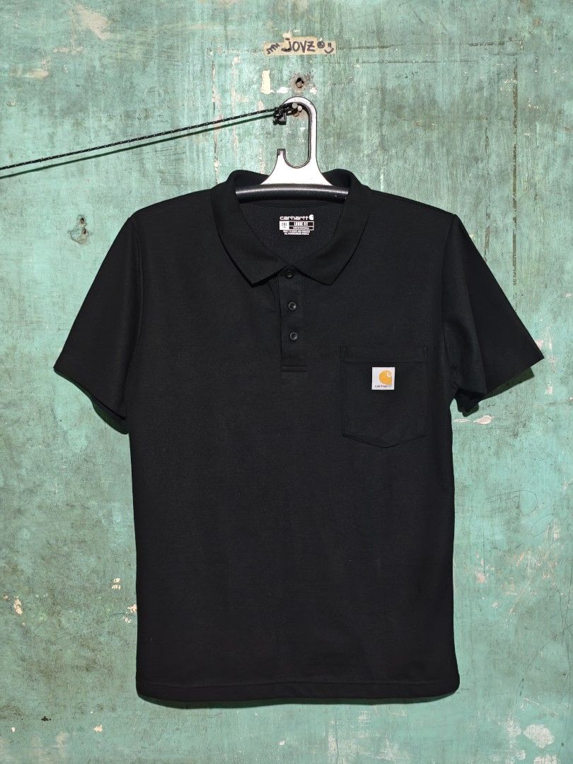 Carhartt Work Poloshirt (Category: Tshirts & Polo Shirts ) located in San Pedro. Submitted by streetthriftsph (Listing ID 1463807021, Image 1). Description: Carhartt Work Poloshirt 700+SF Issue altered removed washtags Still authentic Carhartt.. Condition: 9/10 Size: 3XL on tag altered resize to Small/Medium 20.5x29 Buttons: 9/10 Complete Colorate: 9/10.