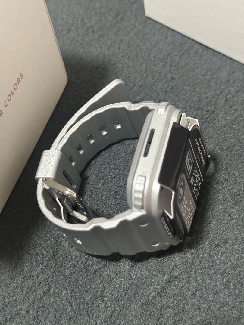 CASETIFY (Category: Other Gadgets) located in Mandaluyong City. Submitted by mjlogatoc (Listing ID 1463927860, Image 3). Description: The Bounce Odyssey Band For Apple Watch Silver 44/45mm Used one time for a few hours only Bought for Php3500.