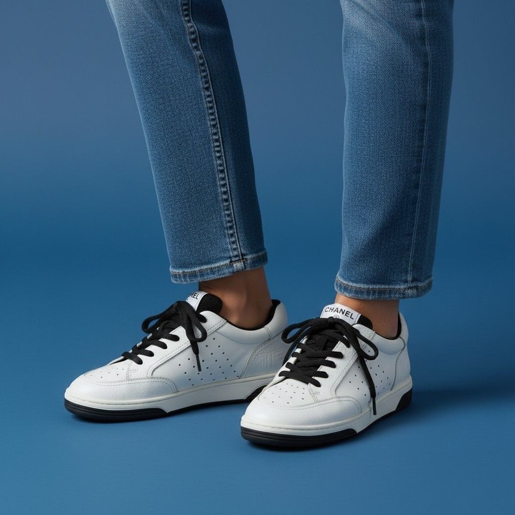 Chanel sneakers 37 (Category: Sneakers) located in Quezon City. Submitted by lykpossession (Listing ID 1463785874, Image 1). Description: Ask first if available message nalng other pic mabilisan upload ko lang po ito😊.
