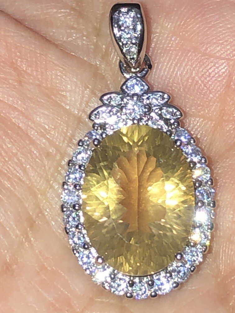 Charming Citrine Pendant (Category: Necklaces) located in Quezon City. Submitted by thestoreofhappinessph (Listing ID 1463843064, Image 3). Description: A wonderfully cut citrine with a unique dark hue to match you white gold chain MOPGCASH SHIPS VIA JNT NO COD.