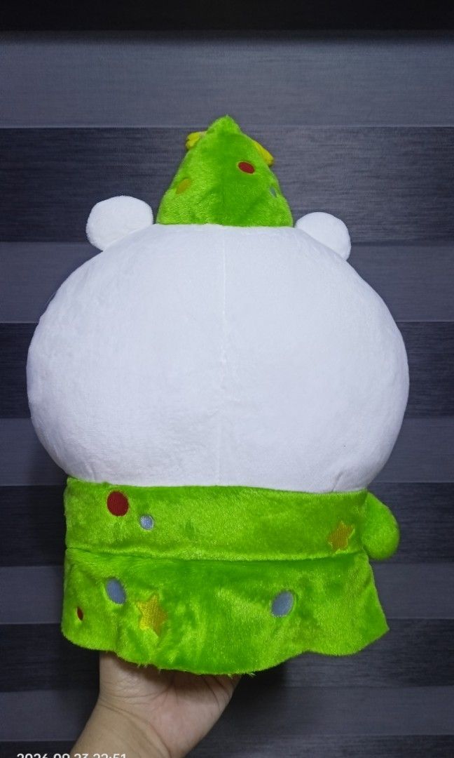 Chiikawa Christmas Big Plushie (Category: Plushies & Soft Toys) located in Bacoor. Submitted by raket_projects (Listing ID 1463876275, Image 3). Description: P800 only Chiikawa Christmas Big Plushie 🩷 As is wyswyg 🩷 Clean and Fresh 🫧 🩷 With clear etiketa.