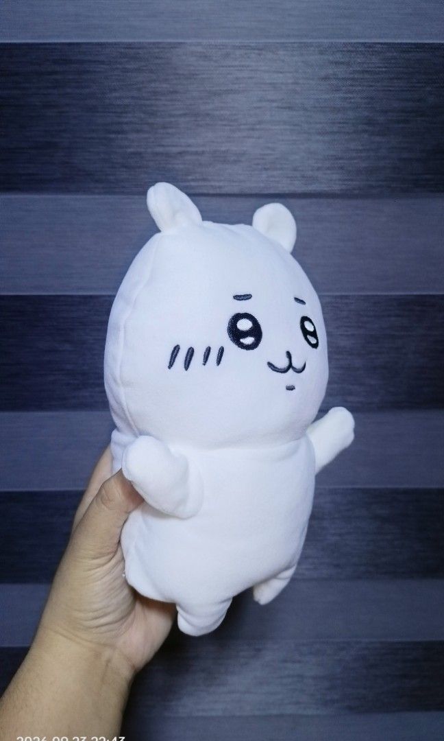 Chiikawa Puppet Classic White Mascot Plushie (Category: Plushies & Soft Toys) located in Bacoor. Submitted by raket_projects (Listing ID 1463796693, Image 2). Description: P350 only Chiikawa Puppet Classic White Mascot Plushie 🩷 As is wyswyg 🩷 Clean and Fresh 🫧 🩷 With etiketa.