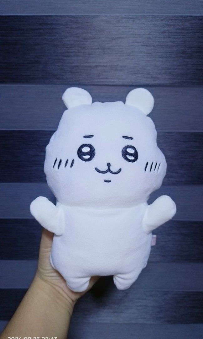 Chiikawa Puppet Classic White Mascot Plushie (Category: Plushies & Soft Toys) located in Bacoor. Submitted by raket_projects (Listing ID 1463796693, Image 1). Description: P350 only Chiikawa Puppet Classic White Mascot Plushie 🩷 As is wyswyg 🩷 Clean and Fresh 🫧 🩷 With etiketa.