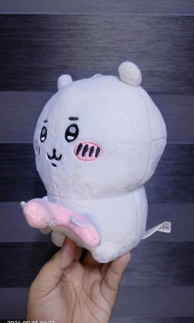 Chiikawa Susamata Mascot Plushie (Category: Plushies & Soft Toys) located in Bacoor. Submitted by raket_projects (Listing ID 1463795803, Image 3). Description: P450 only Chiikawa Susamata Mascot Plushie 🩷 As is wyswyg 🩷 Clean and Fresh 🫧 🩷 With Clear etiketa.