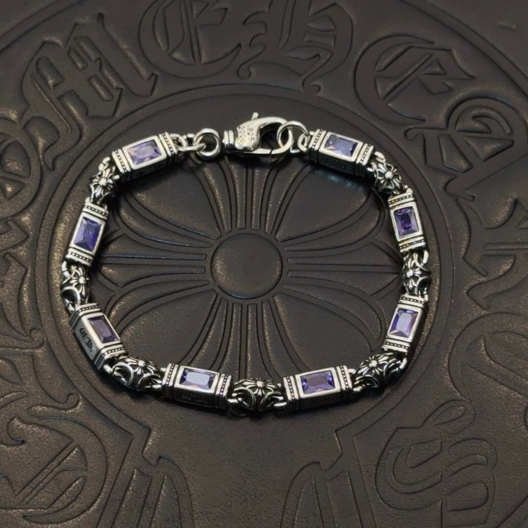Chrome Hearts Multi element Purple Diamond Cross Bracelet (Category: Jewelry) located in Quezon City. Submitted by saldyscuet44926 (Listing ID 1463813993, Image 1). Description: .