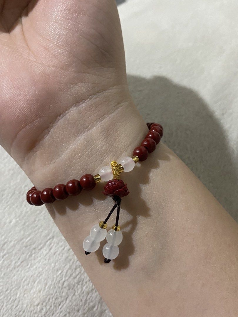 Cinabbar Bracelet with Tassel Charm (Category: Bracelets) located in Quezon City. Submitted by vchristineandrea (Listing ID 1463875339, Image 3). Description: ❤️ Cinnabar — Prosperity & abundance.