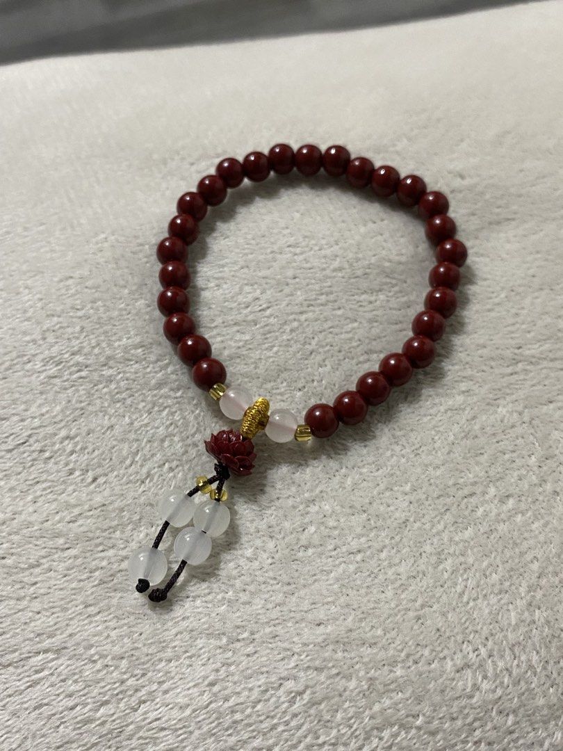 Cinabbar Bracelet with Tassel Charm (Category: Bracelets) located in Quezon City. Submitted by vchristineandrea (Listing ID 1463875339, Image 1). Description: ❤️ Cinnabar — Prosperity & abundance.