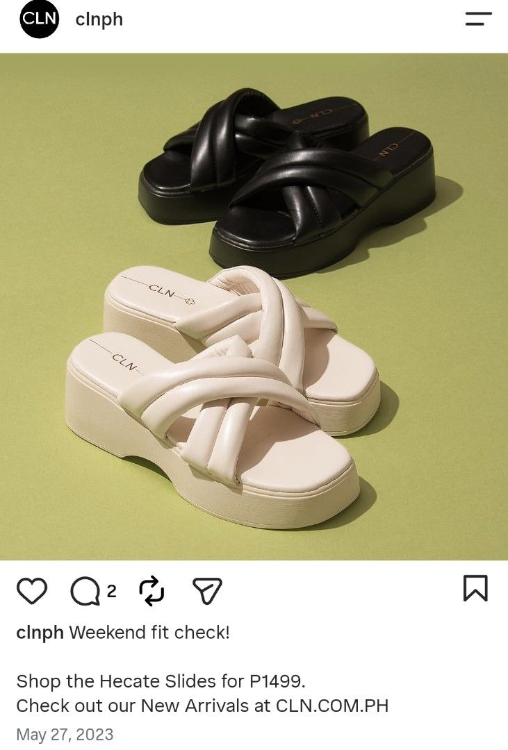 CLN Celine Platform Sandals Size 37 (Category: Sandals) located in Baguio. Submitted by oceanicatlanta (Listing ID 1463719017, Image 1). Description: What you see is what you get😉 💸Payment first through Gcash and Bank Transfer 🚫 No COD & Sf is covered by the buyer 📍Baguio City 🚚 J&T (Client can book the shipping) 📦 For Baguio and La Trinidad: Drop or Meet up Thank you and enjoy shopping❤️ CLN cream platform sandals, size 37. Comfortable pad