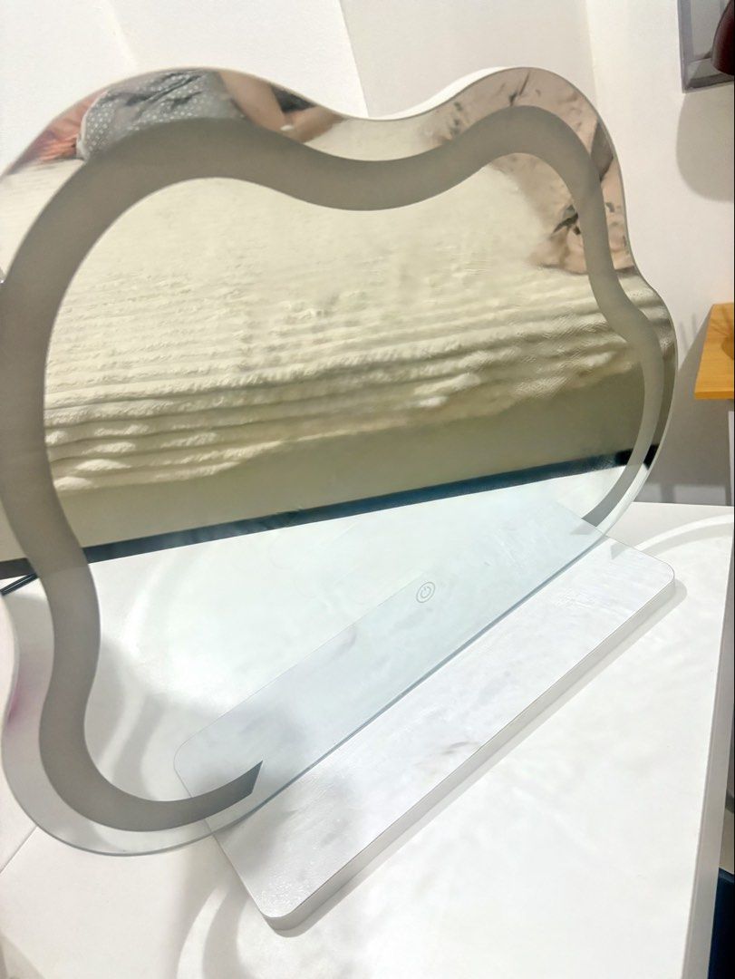 Cloud Vanity Mirror (Category: Mirrors) located in Manila. Submitted by declutter.bbb (Listing ID 1463842193, Image 3). Description: With light, Warm, Natural and White. .