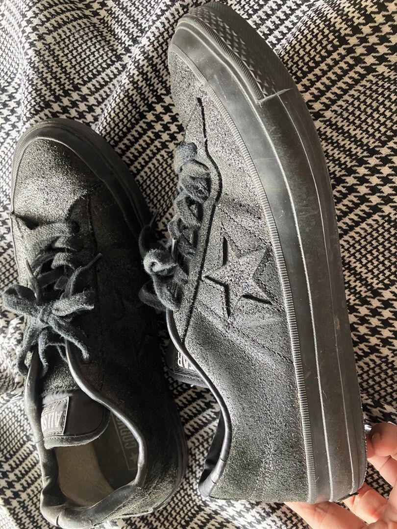 Converse onestar suede black (Category: Sneakers) located in Angeles City. Submitted by jnwsurplus (Listing ID 1463777663, Image 3). Description: Plsss see pictures Freeship.