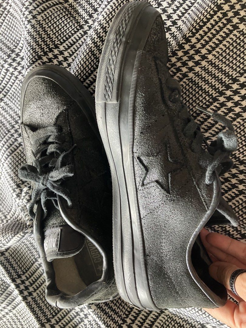 Converse onestar suede black (Category: Sneakers) located in Angeles City. Submitted by jnwsurplus (Listing ID 1463777663, Image 2). Description: Plsss see pictures Freeship.