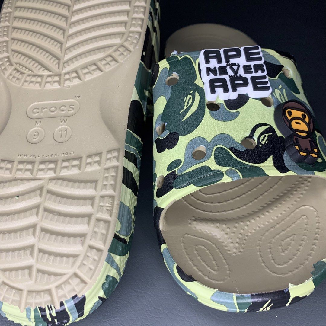 Crocs X APE (Category: Slippers & Slides) located in Manila. Submitted by renci644 (Listing ID 1463748785, Image 1). Description: .