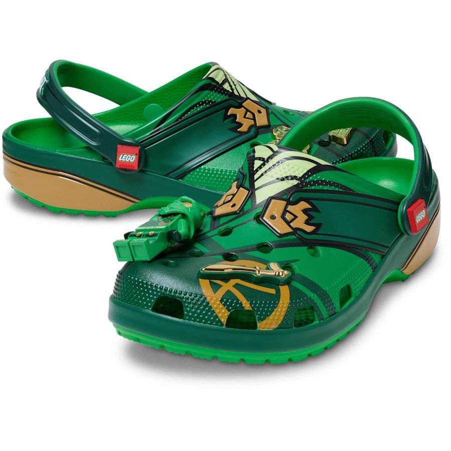 Crocs x Lego Ninjago Classic Clogs - PREORDER (Category: Slippers & Slides) located in Santa Rosa. Submitted by miqboutique (Listing ID 1463895661, Image 2). Description: Crocs x Lego Ninjago Clogs m3w5-m11w13 ₱4,199 + SF • ETA early Nov • 1500 DP required • Guaranteed Original Fb page: Miq's Boutique.
