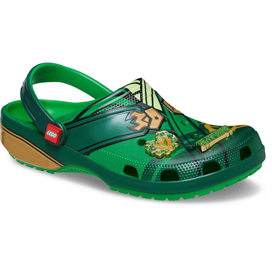 Crocs x Lego Ninjago Classic Clogs - PREORDER (Category: Slippers & Slides) located in Santa Rosa. Submitted by miqboutique (Listing ID 1463895661, Image 1). Description: Crocs x Lego Ninjago Clogs m3w5-m11w13 ₱4,199 + SF • ETA early Nov • 1500 DP required • Guaranteed Original Fb page: Miq's Boutique.