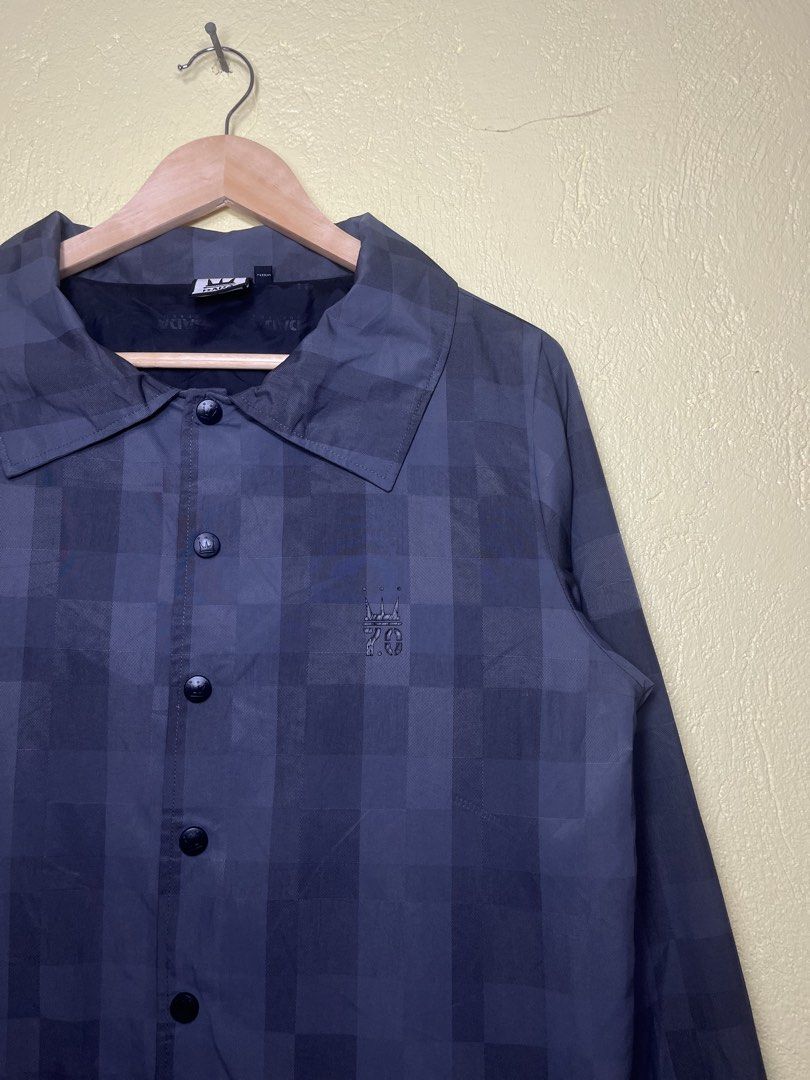 Dada Supreme Checked Coach Jacket Size M (Category: Coats, Jackets and Outerwear) located in San Isidro, Leyte. Submitted by tigerxdx3580077 (Listing ID 1463802687, Image 2). Description: - Authentic Dada Supreme coach jacket - Stylish checkered pattern - Snap button closure - Two functional front pockets - Size Medium (M) 21by28 - Ideal for casual layering.