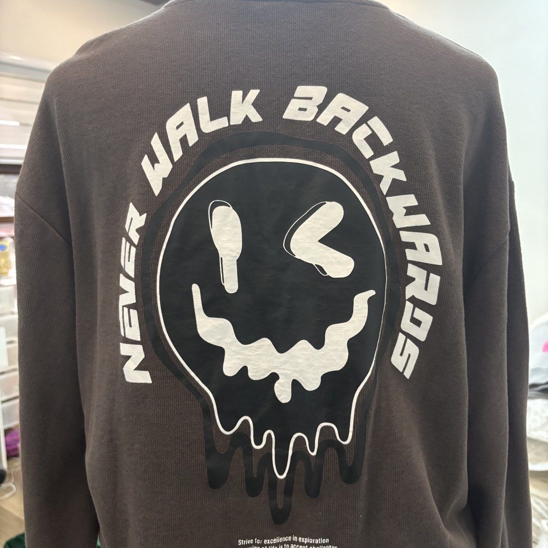 Dark Gray Sweatshirt (Category: Others Tops) located in Angeles City. Submitted by declutteredcloset_ (Listing ID 1463902026, Image 2). Description: .