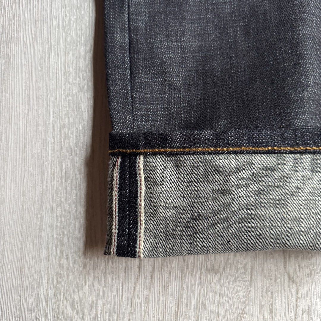 Debt B Barbour Indigo Selvedge Jeans (Category: Jeans) located in Zamboanga. Submitted by rustic.rev (Listing ID 1463778294, Image 3). Description: Debt B Barbour Indigo Selvedge Jeans Brand new condition Tagged: 34 fits 36” Measurements: Waist: 18” Front rise: 11.5” Thigh: 12” Leg opening: 7.8” Inseam: 35” Length: 46” Shipping fee included.