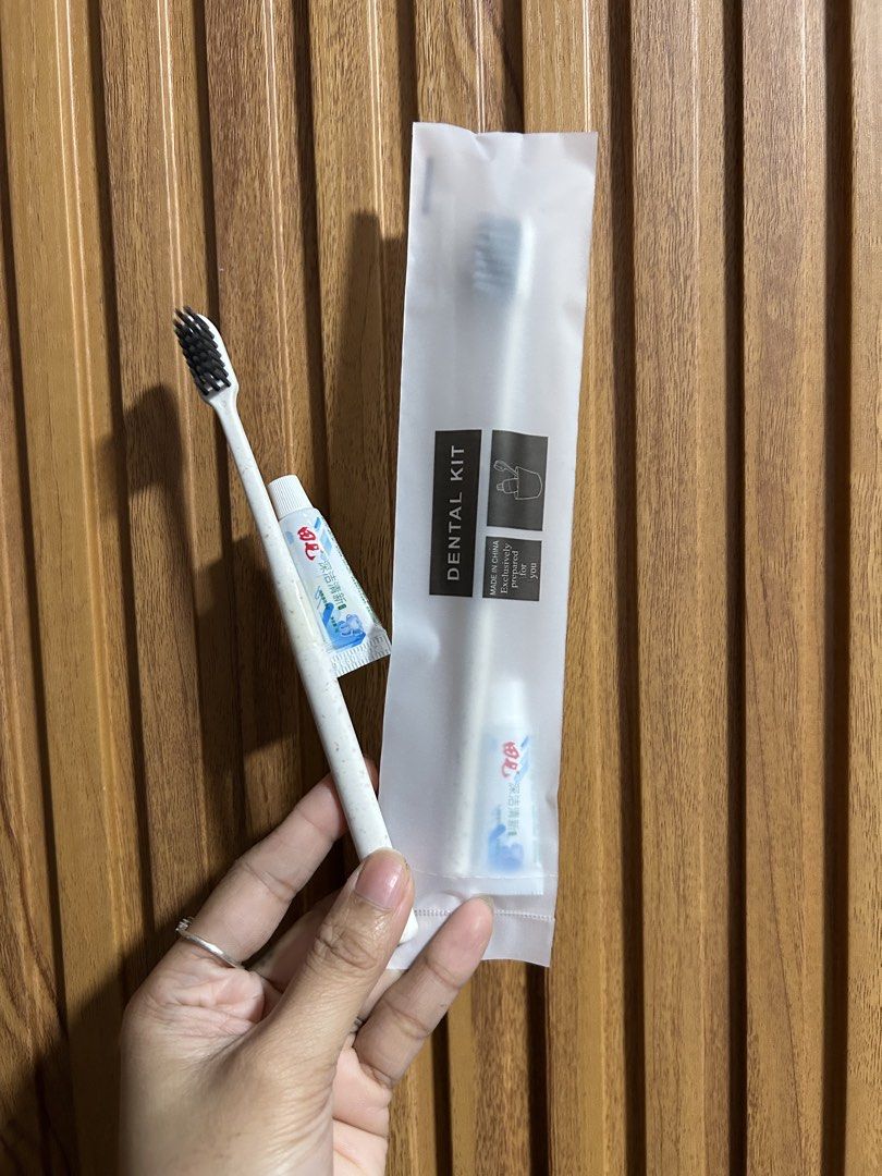 Dental Toothbrush (Category: Oral Care) located in Manila. Submitted by rodelyn_alvarez (Listing ID 1463749421, Image 2). Description: 🪥✨ HOTEL & STAYCATION DENTAL KIT SUPPLIES! ✨🪥 Need affordable and hygienically packed toothbrush & toothpaste for your hotel, resort, Airbnb or staycation business? 🏨🏡 💗 100 SETS — ₱350 ONLY! Each set includes: 🪥 1 Individually Sealed Toothbrush 🦷 1 Individually Sealed Toothpaste 📦 TOTAL: 100 COMPLETE SETS