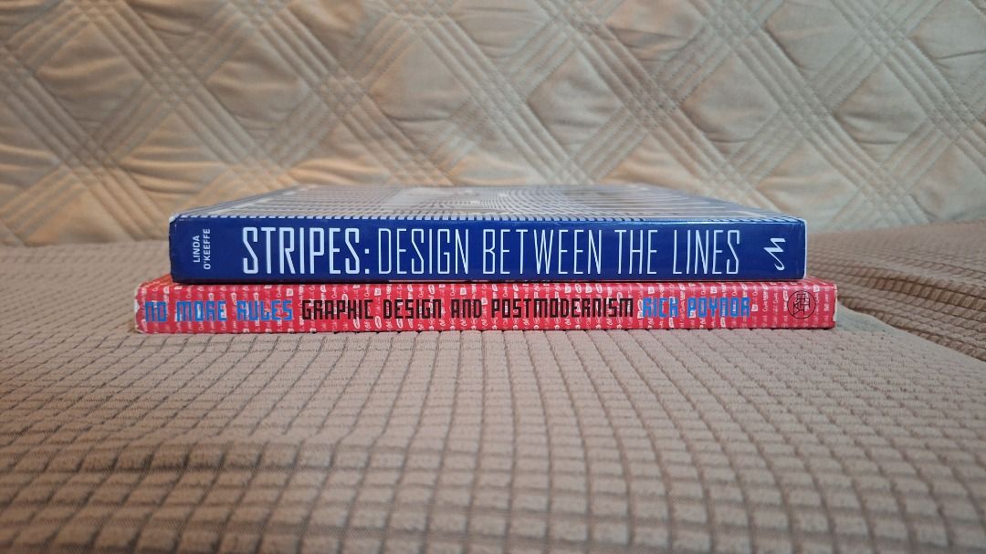 Artbooks 1 (Category: Textbooks) located in Manila. Submitted by roy.vicencio_140 (Listing ID 1463796125, Image 1). Description: No More Rules: Graphic Design and Postmodernism - 750 Pesos Stripes: Design Between the Lines - 850 Pesos Can negotiate prices.