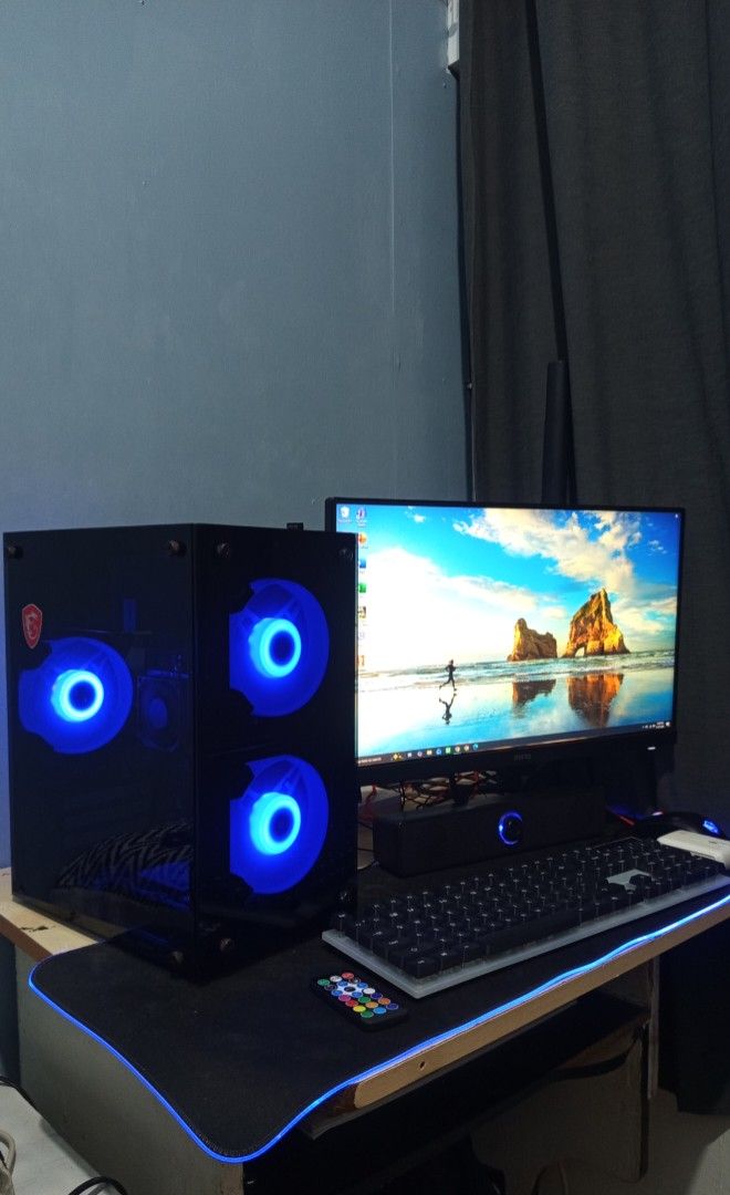 Desktop/PC set (Category: Desktops) located in Manila. Submitted by jrme.bndct (Listing ID 1463819340, Image 3). Description: PC Set build. Perfect for Office work/work from home tasks. Gagamitin nalang Processor: AMD A8-7650K Quadcore Radeon R7 Vega Monitor: BENQ 22 inch frameless monitor 12 GB Ram 112 GB SSD + 2 TB HDD Perfect for office work and work from home tasks. W/ Complete Microsoft 365 Applications set ready to use. For soft gaming use 