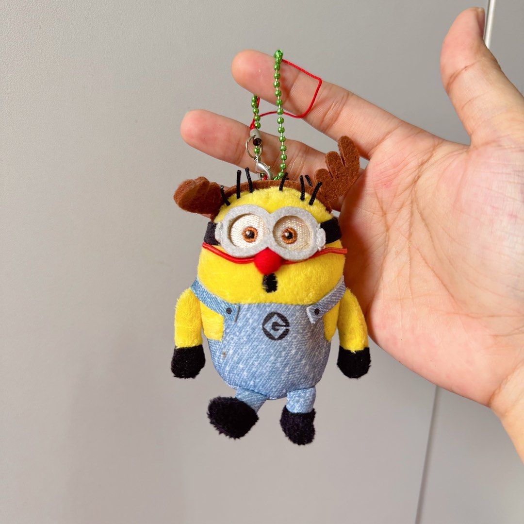Despicable Me Minion “Phil” Reindeer charm plush (Category: Plushies & Soft Toys) located in Manila. Submitted by ashyyel_ (Listing ID 1463924381, Image 1). Description: .