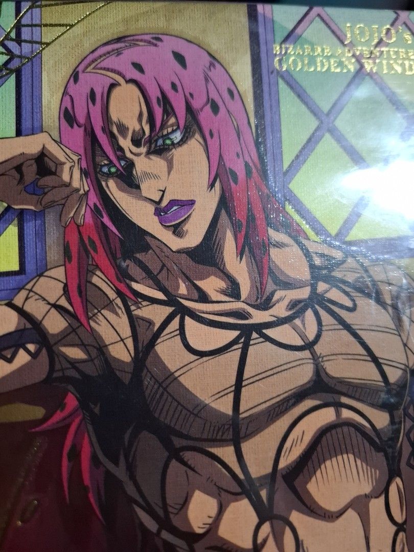 Diavolo 03 (Category: Raw Singles) located in Quezon City. Submitted by NGClove (Listing ID 1463881415, Image 3). Description: Bandai JoJo's Bizarre Adventure Golden Wind Canvas Style collectible art board - JoJo's Bizarre Adventure Golden Wind Card - Features Diavolo - Di molto bene Collection, No. 03 - Made in Japan - Gold foil accents on text - Ideal for collectors.