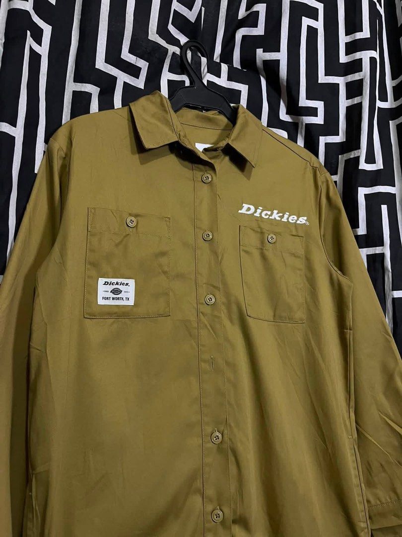 DICKIES POLO DRESS KHAKI (Category: Activewear) located in Manila. Submitted by bibiies2.0xghettothrift (Listing ID 1463880994, Image 3). Description: Details W20 L32-34 Small Loc.Baclaran .