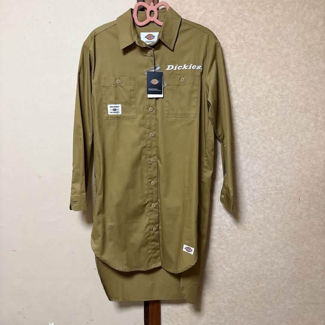 DICKIES POLO DRESS KHAKI (Category: Activewear) located in Manila. Submitted by bibiies2.0xghettothrift (Listing ID 1463880994, Image 1). Description: Details W20 L32-34 Small Loc.Baclaran .