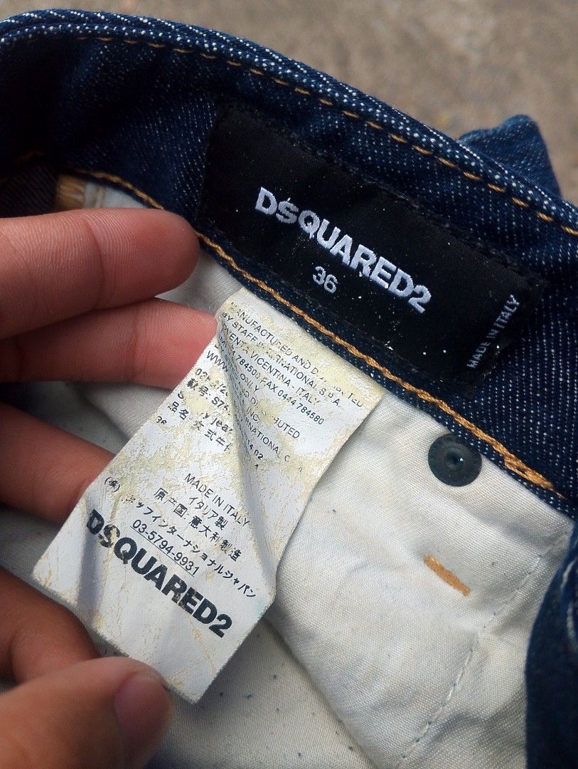 DSQUARED JEANS (Category: Jeans) located in Kapalong. Submitted by prfy_gmrno (Listing ID 1463881797, Image 3). Description: EXCELLENT CONDITION DIMES W-28 L-37.