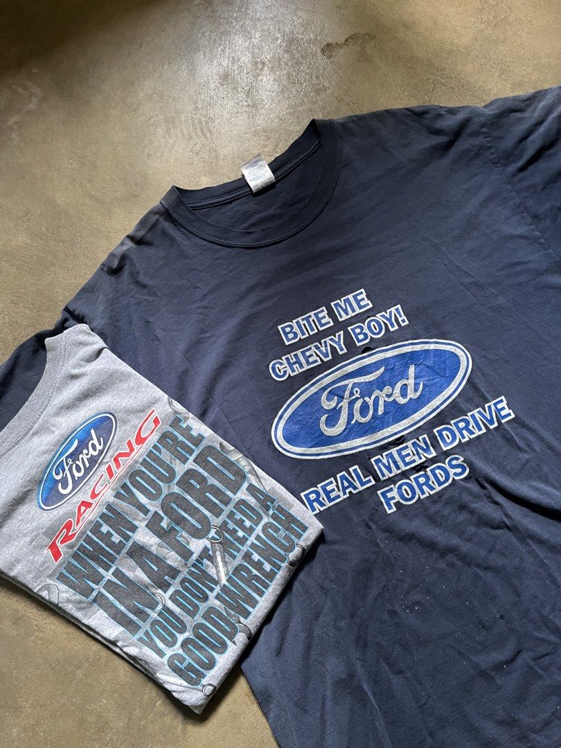 EARLY 00’s FORD CAR TEE (BUNDLE) (Category: Tshirts & Polo Shirts ) located in Iloilo. Submitted by bcdvtg (Listing ID 1463787750, Image 1). Description: XL-L 23x29 21.5x28 .