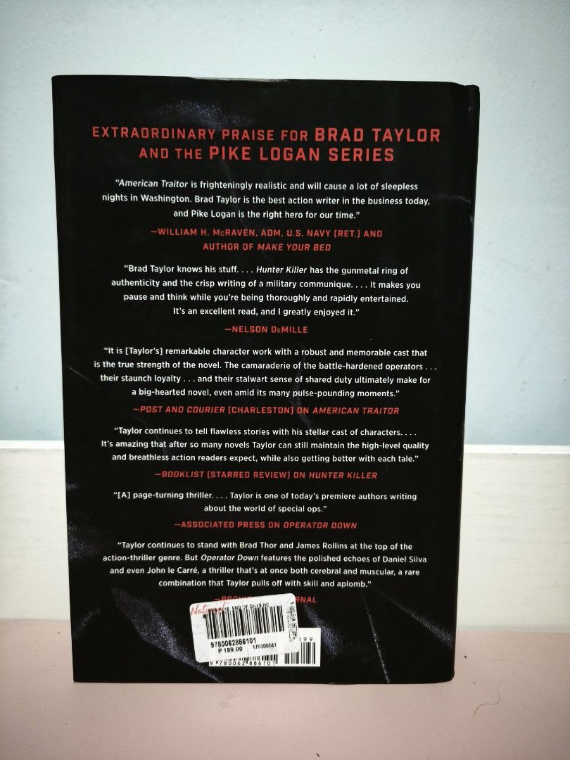 End of Days HB (Category: Storybooks) located in Cavite. Submitted by januella (Listing ID 1463889516, Image 2). Description: 📖 Brad Taylor – End of Days A Pike Logan Novel 💰 ₱150 For readers who enjoy military thrillers, espionage, covert operations, and high-stakes action. 🔥 📚 Preloved copy — actual condition shown in the photo. 📸 More photos available upon request. Payment: GCash | Maya | BPI | BDO | MariBank Shipping: 📦 Gogo Xpress | La