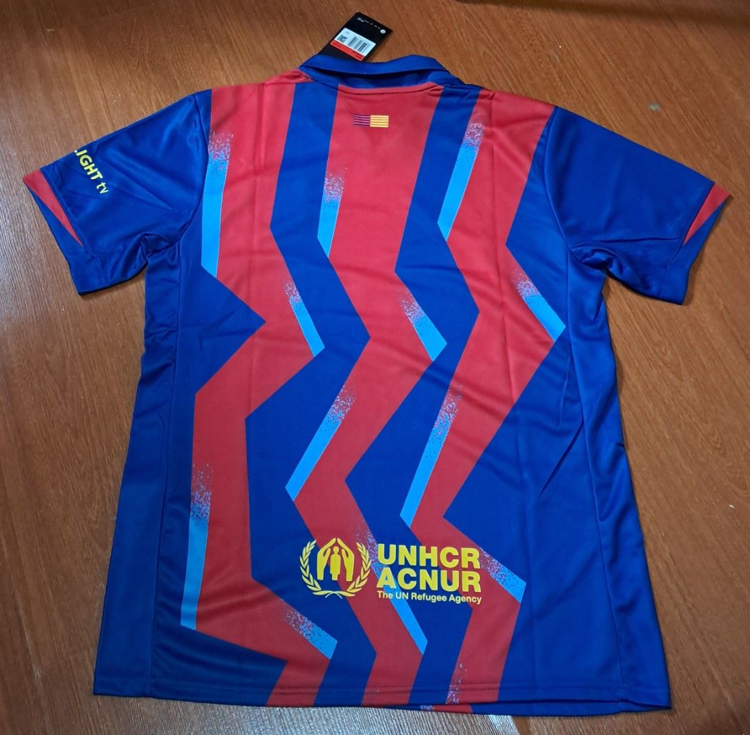 FC Barcelona 2025 Jersey (Category: Activewear) located in Manila. Submitted by carlolaton57984 (Listing ID 1463749111, Image 2). Description: 2025 Nike FC Barcelona 4th kit W: 20 inches, L: 26 inches RFS: Decluttering MOP - G-cash Shipping only tru LBC @ buyer's expense Contact me @ 09175962527 for faster transaction .