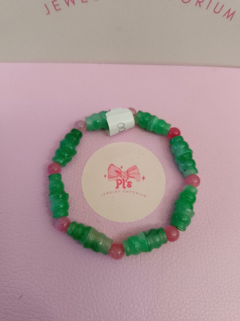 Fei Cui Jade bracelet (Category: Bracelets) located in General Mariano Alvarez. Submitted by plsjewelryemporium (Listing ID 1463807580, Image 2). Description: Brandnew Fei Cui Jade bracelet 17cm wrist natural gemstone PHP 350 + SF MOP: Gcash MOD: J&t express and lalamove NO COD/COP.