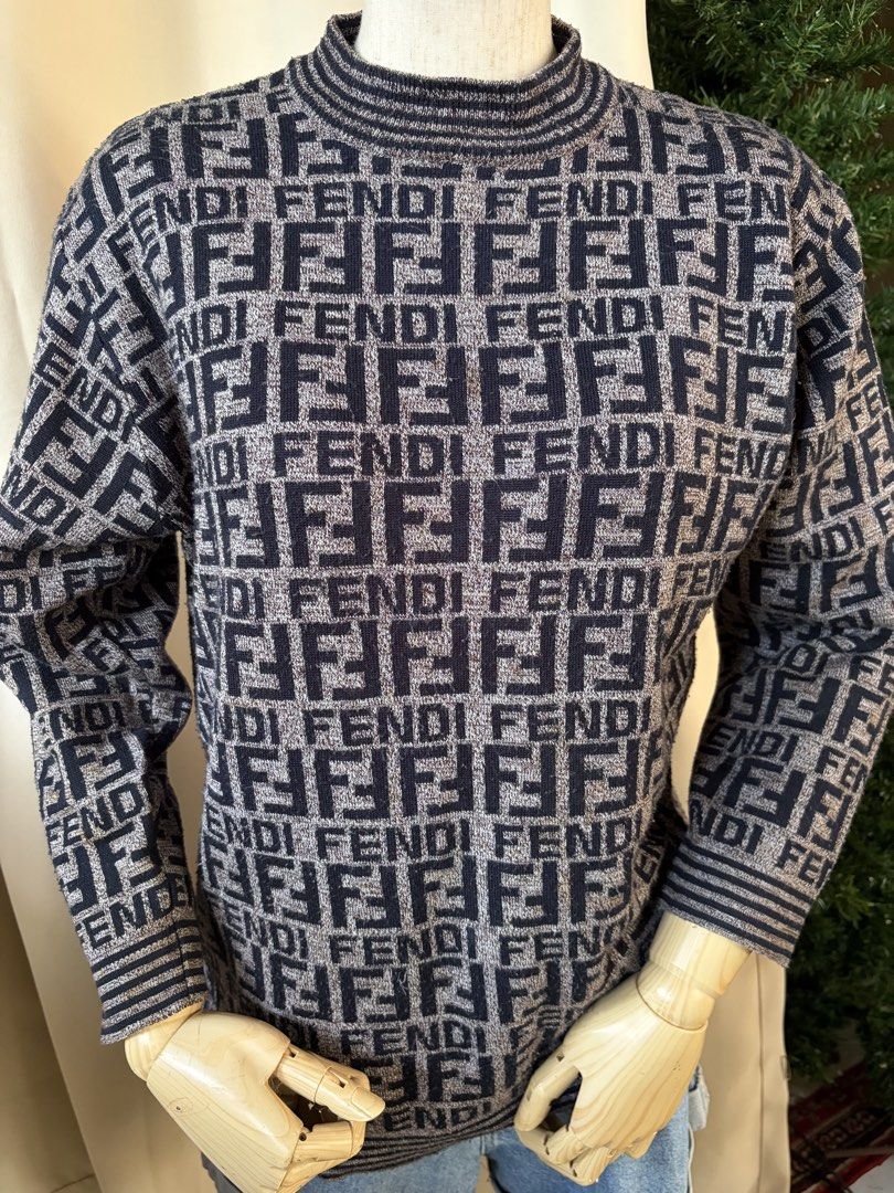 Fendi knitted long sleeve (Category: Luxury Apparel) located in Baler. Submitted by waikikisurfer (Listing ID 1463745979, Image 1). Description: Fendi Knitted Top Fits up to Large With tag and wash rag Japan Sourced Offer your price for sure buyer 💰 .