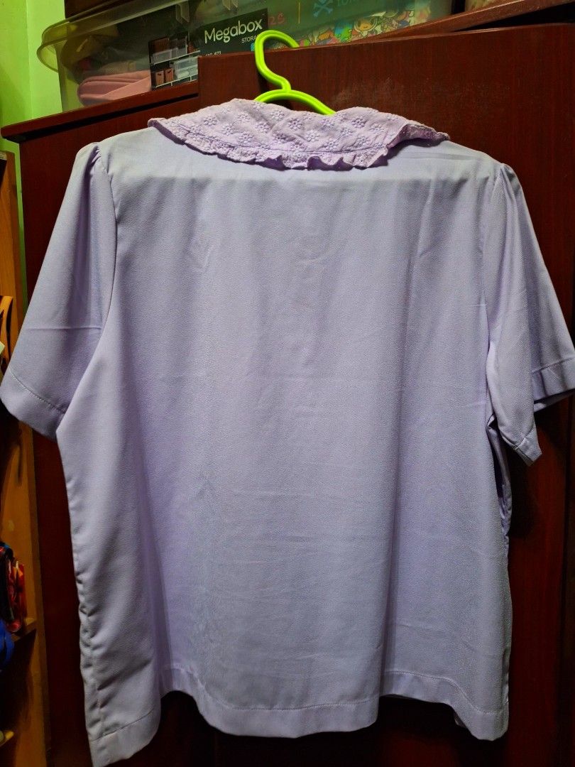 Forme purple blouse (Category: Blouses) located in Manila. Submitted by cassandruhh (Listing ID 1463783353, Image 2). Description: Forme Women's purple blouse - Rarely used - No issues - Size: XL.