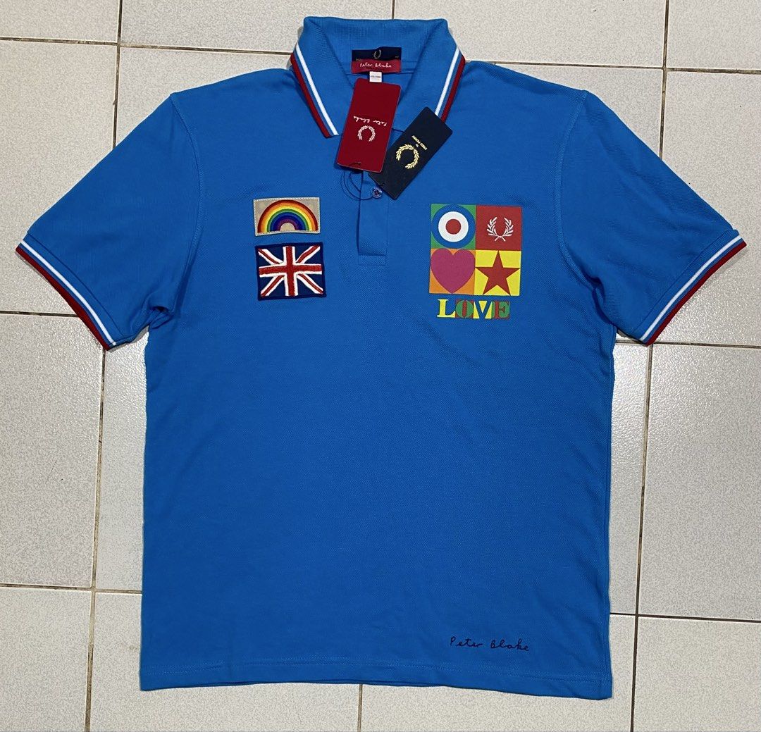 Fred Perry X Peter Blake Poloshirt (Category: Tshirts & Polo Shirts ) located in Mandaue City. Submitted by MJ_80 (Listing ID 1463789204, Image 1). Description: Fred Perry X Peter Blake Poloshirt Large Dimes: 20.5 X 27 See photos for measurements Price: 3,300 .