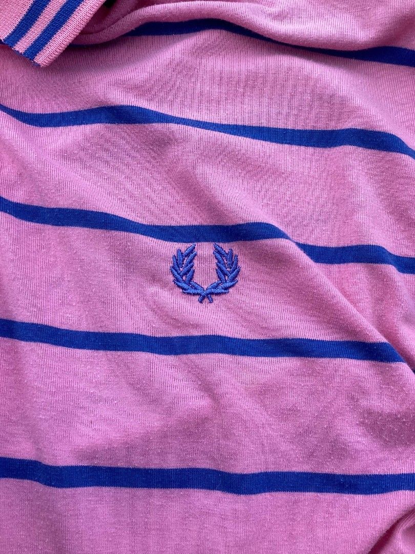 Fredperry Striped Polo shirt (Category: Tshirts & Polo Shirts ) located in Manila. Submitted by archivefine_ds (Listing ID 1463745547, Image 3). Description: 10/10 color rate W 18 L 28.