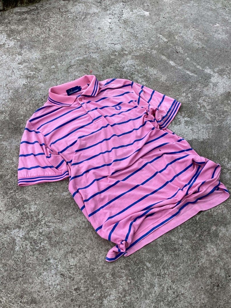 Fredperry Striped Polo shirt (Category: Tshirts & Polo Shirts ) located in Manila. Submitted by archivefine_ds (Listing ID 1463745547, Image 2). Description: 10/10 color rate W 18 L 28.
