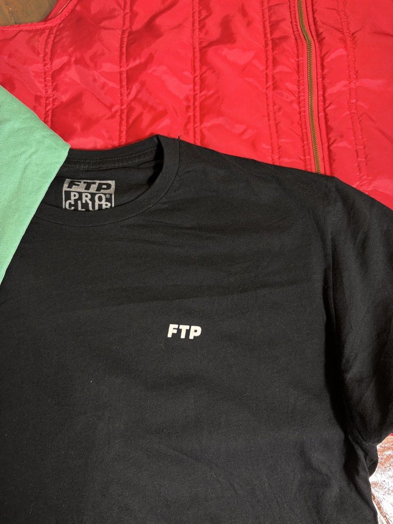 FTP Bundle (Category: Tshirts & Polo Shirts ) located in Manila. Submitted by earlylifecrisis3 (Listing ID 1463832635, Image 3). Description: FTP Chest and back Logo Green Jacket Sz Large Condition 8/10 Uneven fade Sleeve Measure it by inch Width: 25.5 Length: 28.5 Shoulder:20 Sleeve:25 Bust: 19 Hem: 23.5 FTP God Bless America Vest Sz XXL Condition 9/10 Measure it by inch Width: 29 Length: 30.5 Shoulder: 20 Sleeve: 0 Bust: 20.5 Hem: 28.5 FTP x Pr