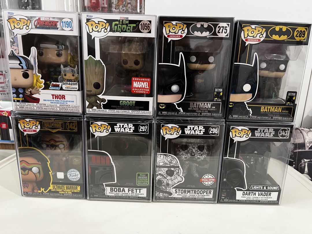 Funko Bundle (Category: Toy Figures) located in Singapore. Submitted by b@rcode (Listing ID 1463807961, Image 1). Description: .