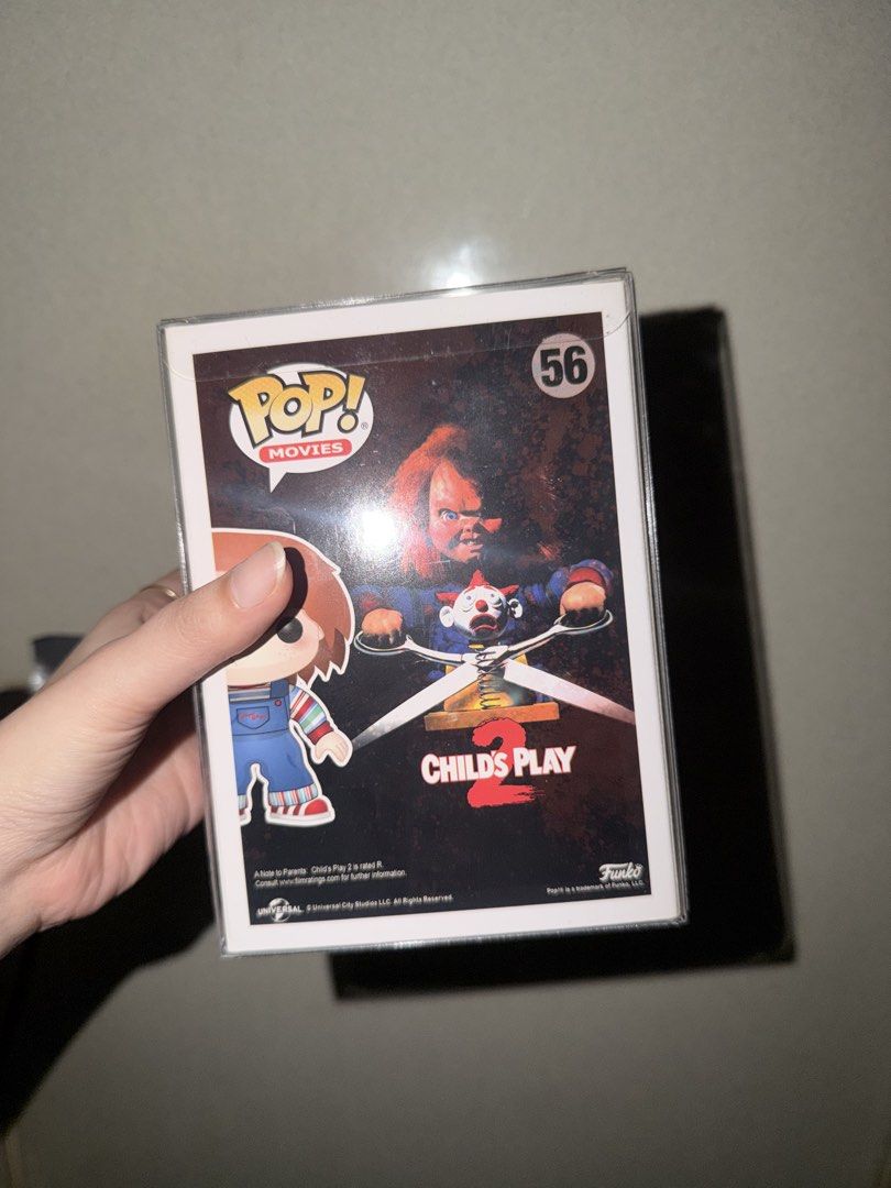 Funko Pop! Child’s Play 2 Chucky (Category: Figurines & Statues) located in Caloocan City. Submitted by nuggetp_ (Listing ID 1463786541, Image 2). Description: Funko Pop! Child’s Play 2 Chucky 56 (Vaulted) - Php 699 NOOB Pop protector included Can request for additional photos Shipping c/o buyer Lalamove/J&T South Caloocan area.