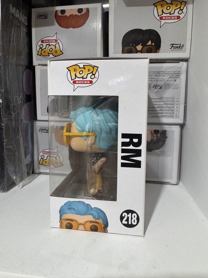Funko Pop Rocks BTS RM Dynamite (Category: Designer & Blind Box Toys) located in Quezon City. Submitted by nobitinn (Listing ID 1463865208, Image 2). Description: - Original Funko Pop - Box Condition: Good - Comes in its original, unopened box.