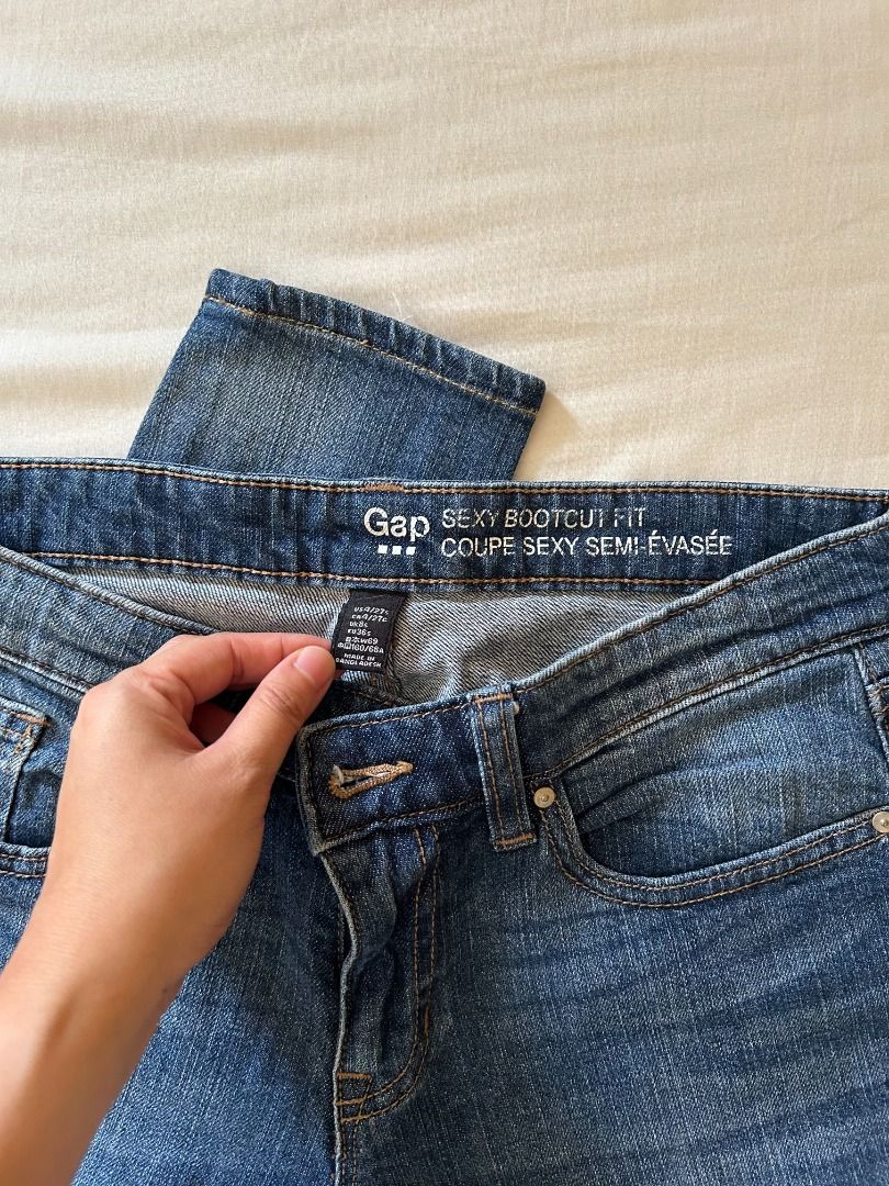 Gap Sexy Bootcut Jeans (Category: Jeans) located in Batangas. Submitted by dusclutter (Listing ID 1463776337, Image 3). Description: RFS: decluttering No issues Loc: Sto tomas, Batangas MOP: Maribank / Gcash / Maya / BDO Shipping c/o buyer.